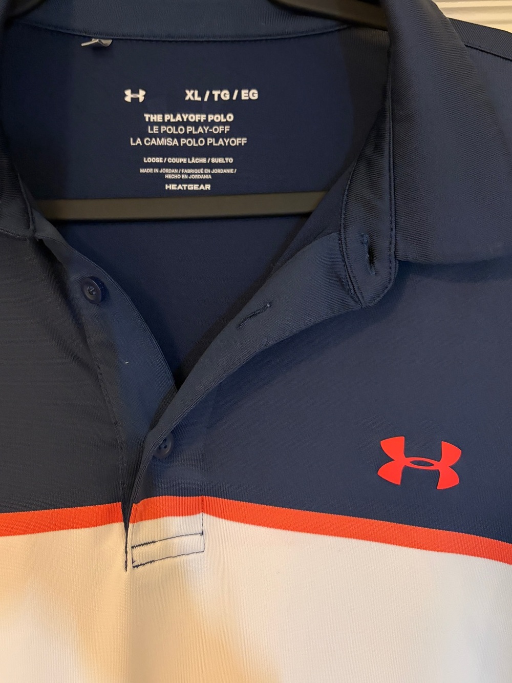 UNDER ARMOUR MENS ENGINEERED PLAYOFF GOLF POLO SHIRT - Picture 4 of 4